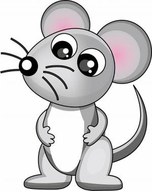 Раскраска мышка для детей #4 #116972