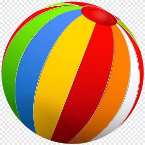 Раскраска мяч для детей #26 #117249