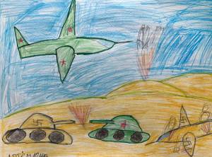 Раскраска на военную тему для детей #3 #117647