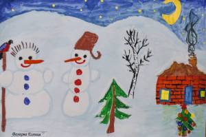 Раскраска на тему зима для детей 6 7 лет #34 #118012