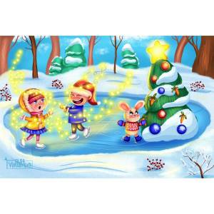 Раскраска на тему зимние забавы для детского сада #34 #118089