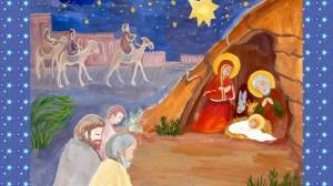 Раскраска на тему рождество христово для детей #1 #118127