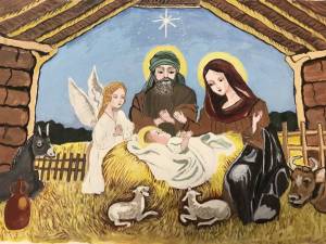 Раскраска на тему рождество христово для детей #2 #118128