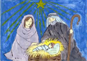 Раскраска на тему рождество христово для детей #5 #118131