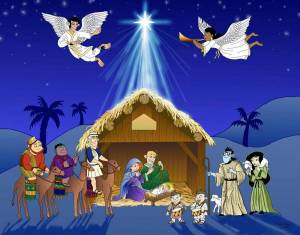 Раскраска на тему рождество христово для детей #6 #118132