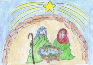 Раскраска на тему рождество христово для детей #24 #118150