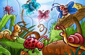 Раскраска насекомые для детей #25 #118962