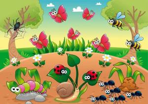 Раскраска насекомые для детей #28 #118965