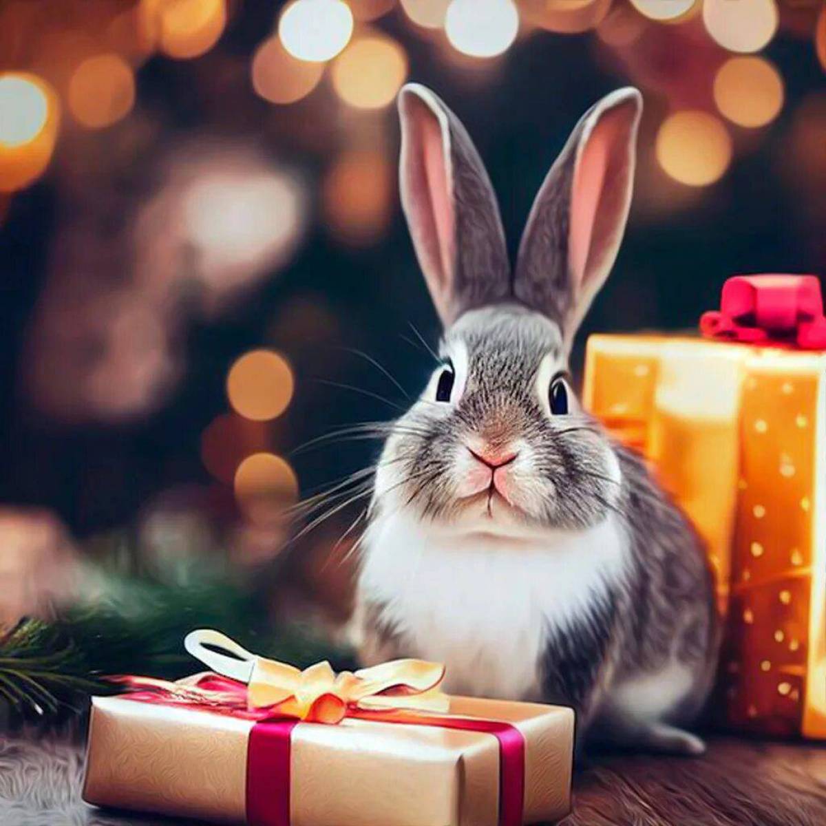 Новогодний кролик #2