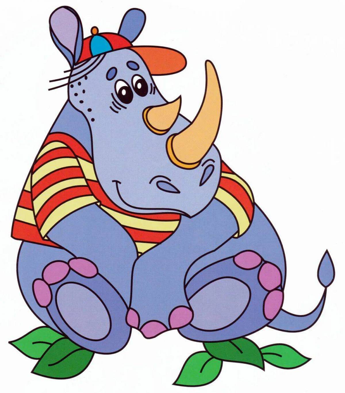 Носорог для детей #10
