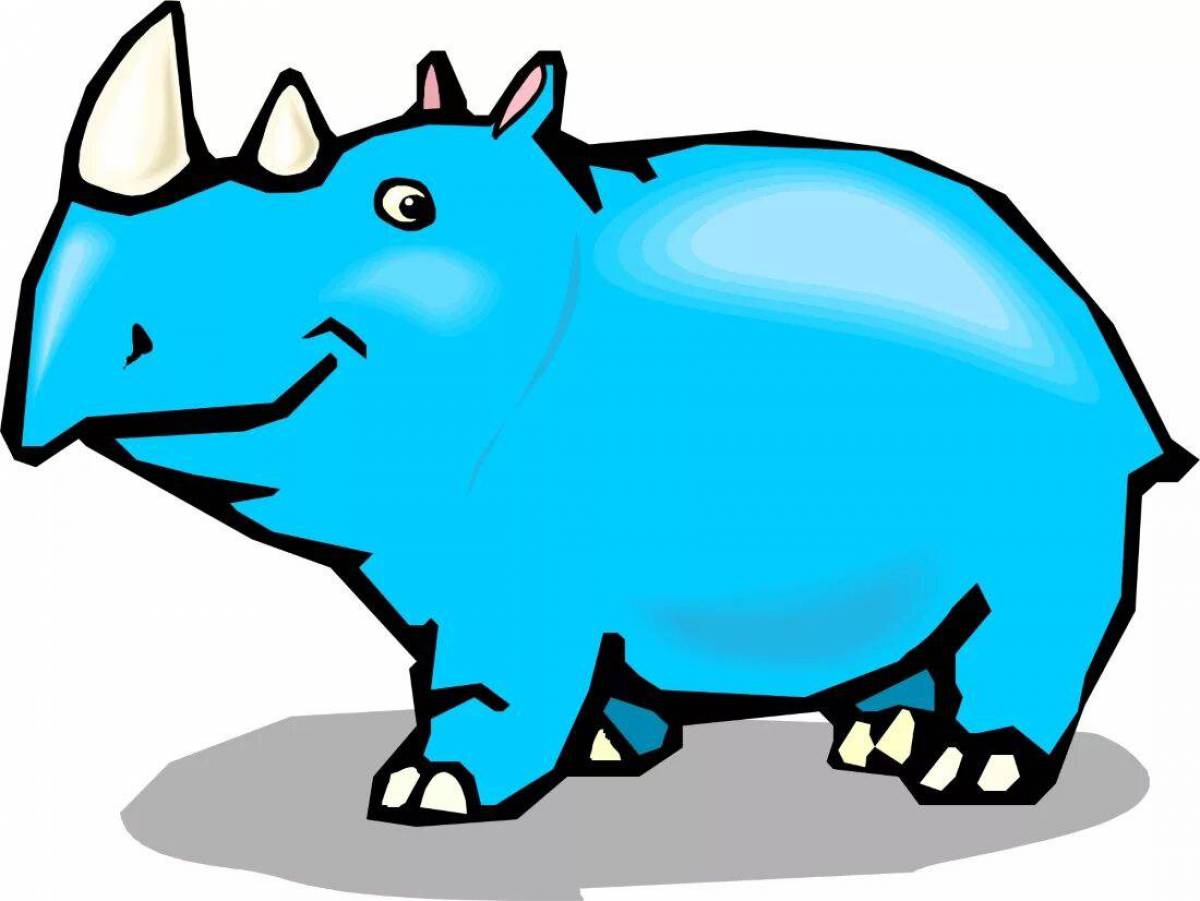Носорог для детей #17
