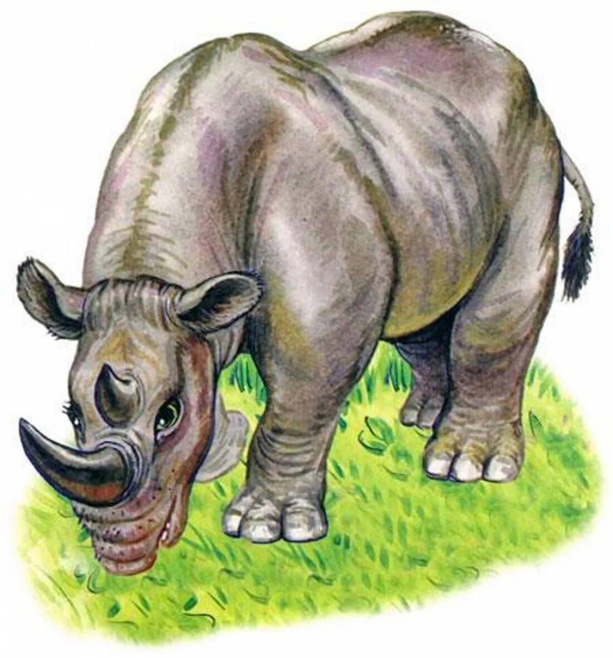 Носорог для детей #20