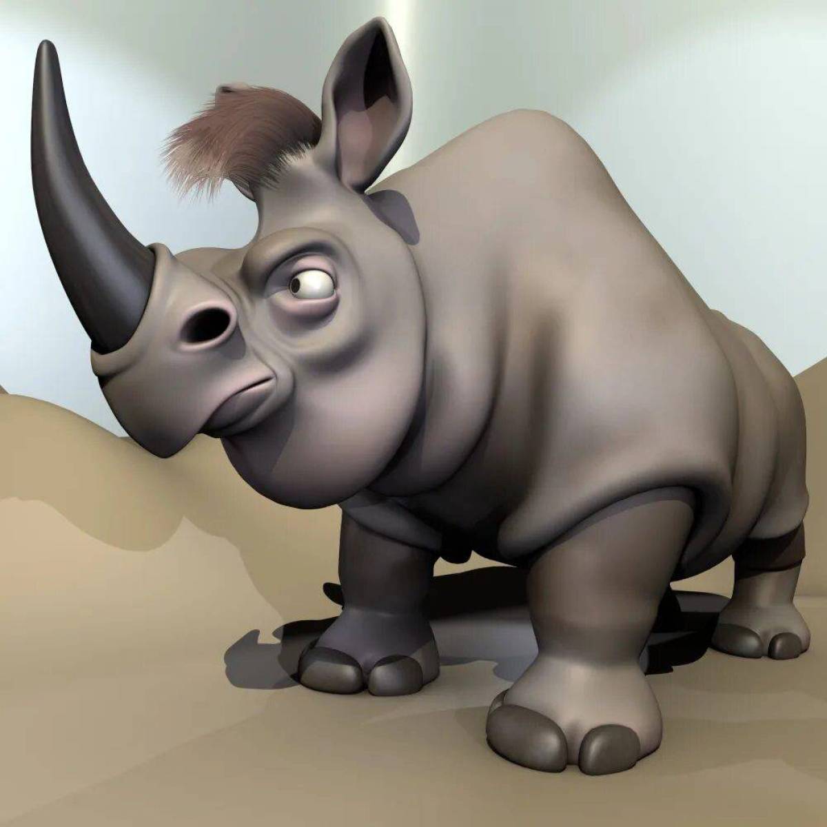 Носорог для детей #21