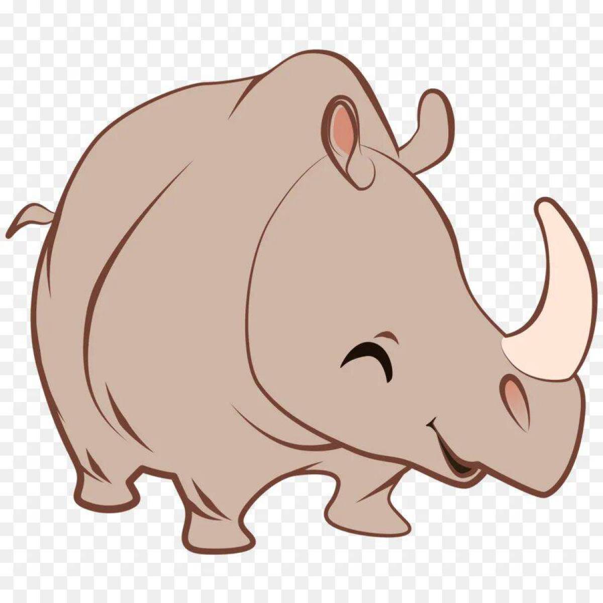 Носорог для детей #25