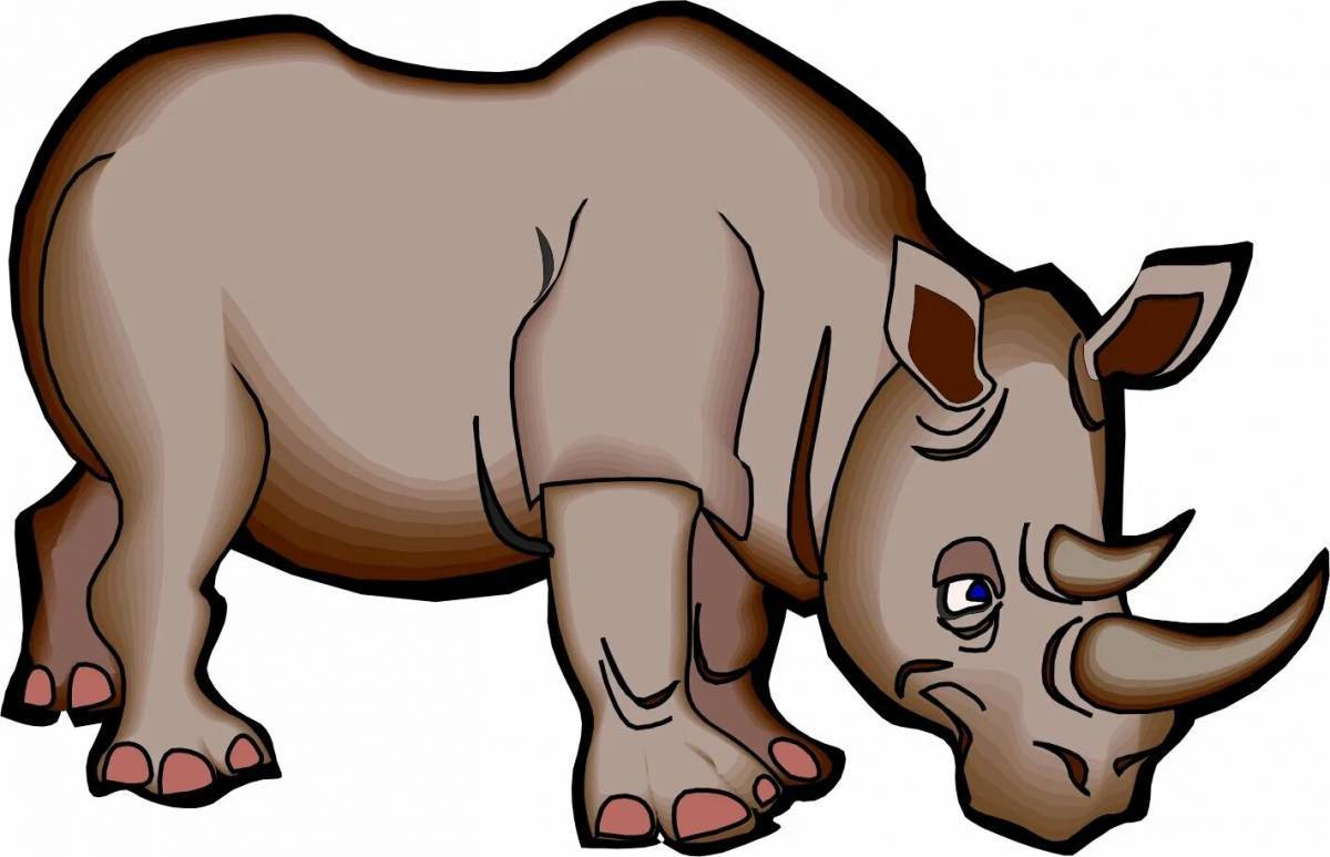 Носорог для детей #33