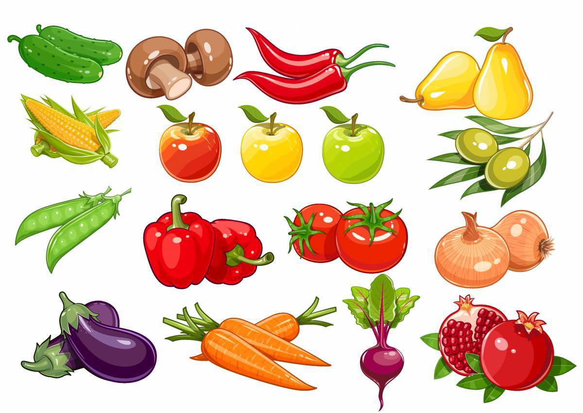 Овощи и фрукты для детей для #22