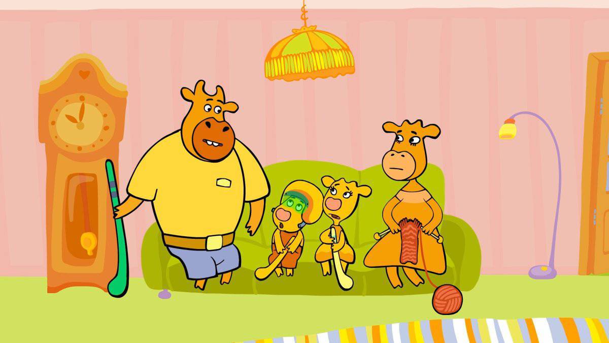 Оранжевая корова для детей #18