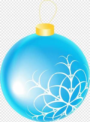 Раскраска новогодний шарик для детей #26 #120542