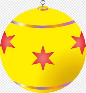 Раскраска новогодний шарик для детей #27 #120543