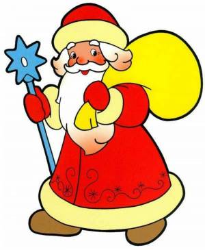 Раскраска новогодняя для детей 3 4 #33 #120647