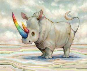 Раскраска носорог для детей #24 #121553