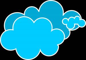 Раскраска облако для детей #3 #122034