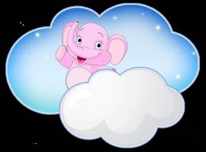 Раскраска облако для детей #4 #122035