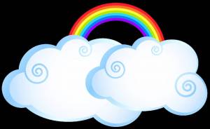 Раскраска облако для детей #10 #122041