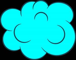 Раскраска облако для детей #21 #122052