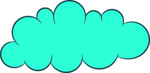 Раскраска облако для детей #26 #122057