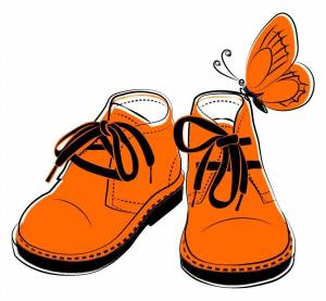 Раскраска обувь для детей #17 #122220