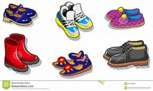 Раскраска обувь для детей 5 6 лет #16 #122293