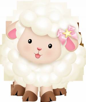 Раскраска овечка для детей #13 #122449