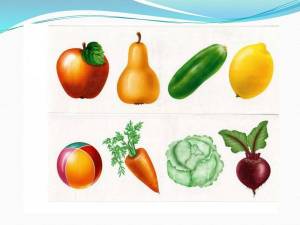 Раскраска овощи и фрукты для детей 4 5 лет #14 #122513