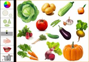 Раскраска овощи и фрукты для детей для #11 #122576