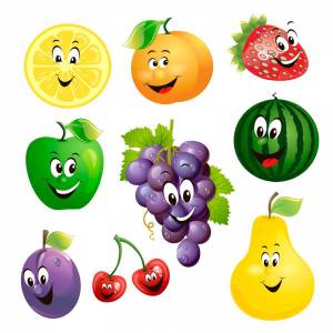 Раскраска овощи и фрукты для детей для #18 #122583