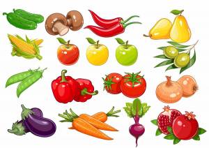 Раскраска овощи и фрукты для детей для #22 #122587