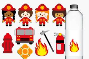 Раскраска огнетушитель для детей #11 #122673