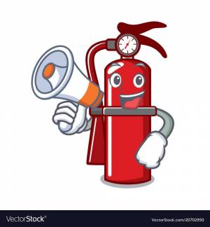 Раскраска огнетушитель для детей #13 #122675