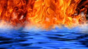Раскраска огонь и вода #7 #122783