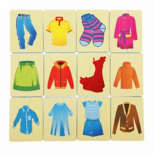 Раскраска одежда для детей в детском саду #5 #122960