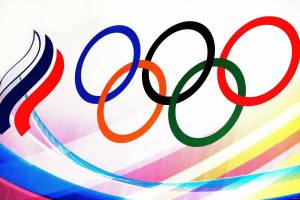 Раскраска олимпийские кольца #13 #123349