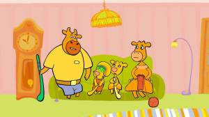 Раскраска оранжевая корова для детей #18 #123517