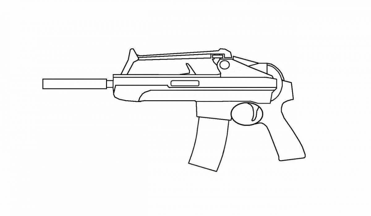 Как рисовать пистолеты и автоматы