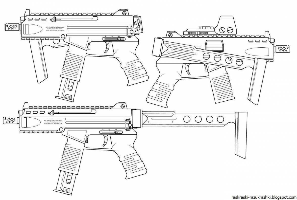 Чертеж автоматов и пистолетов