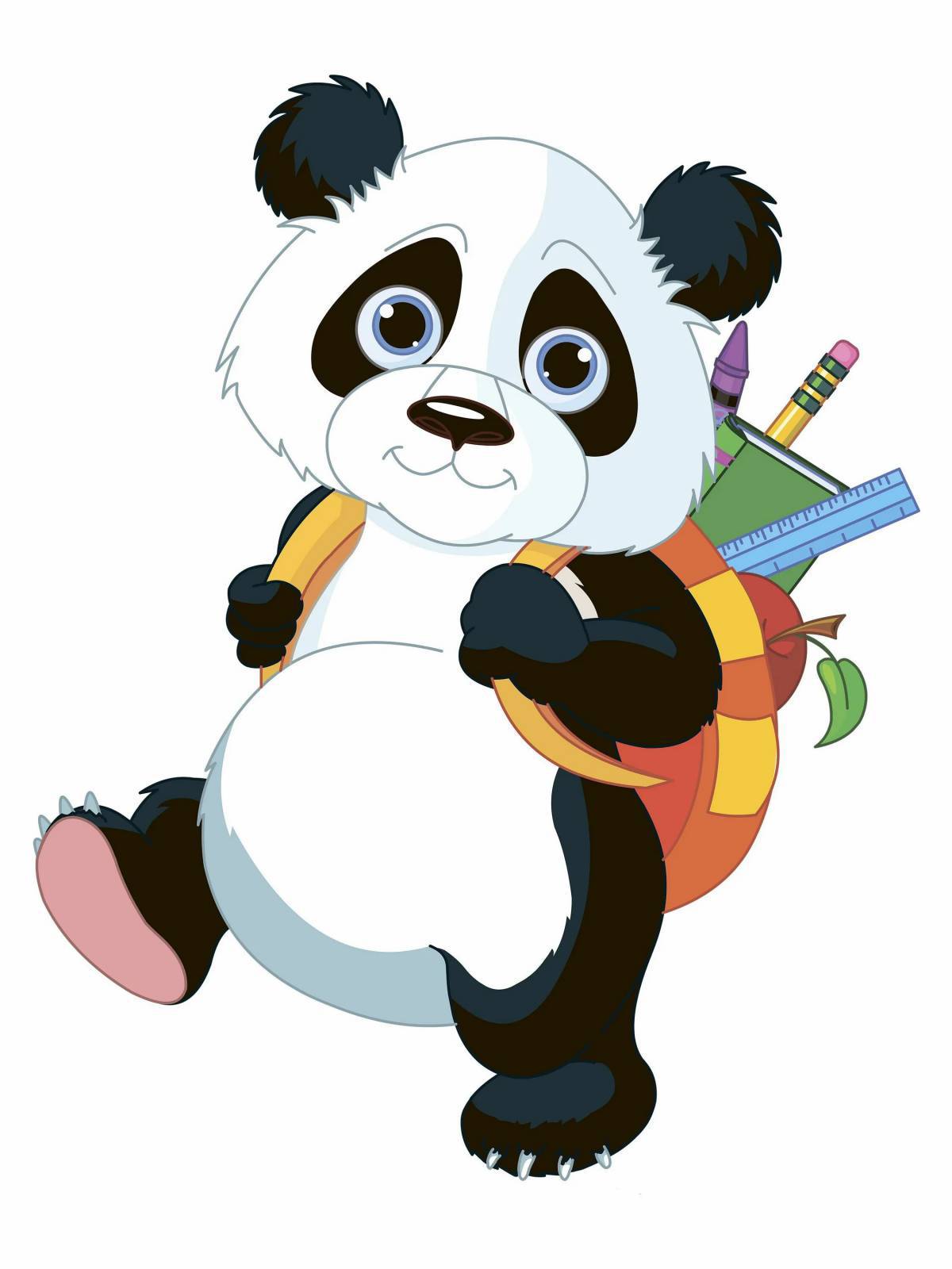 Панда для детей #6