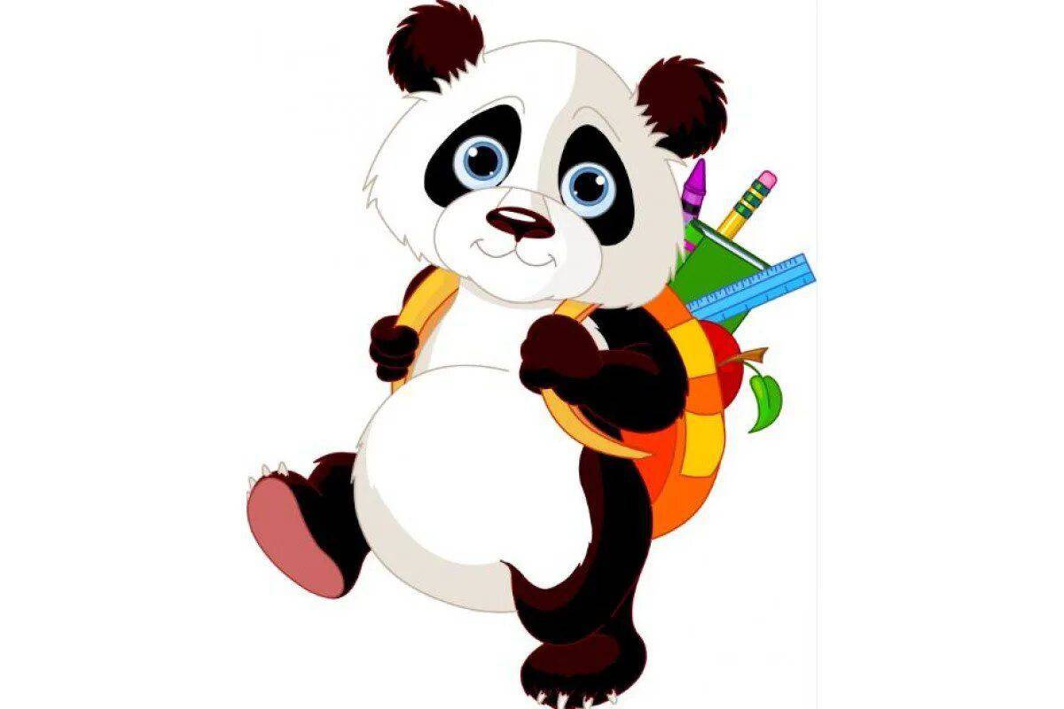 Панда для детей #7