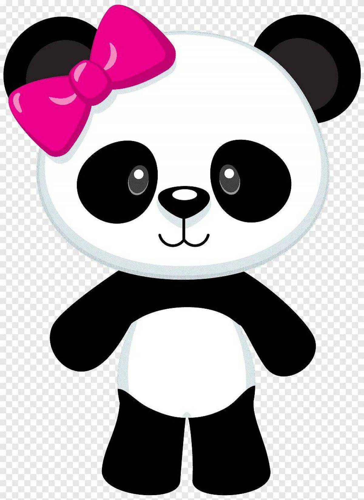Панда для детей #8
