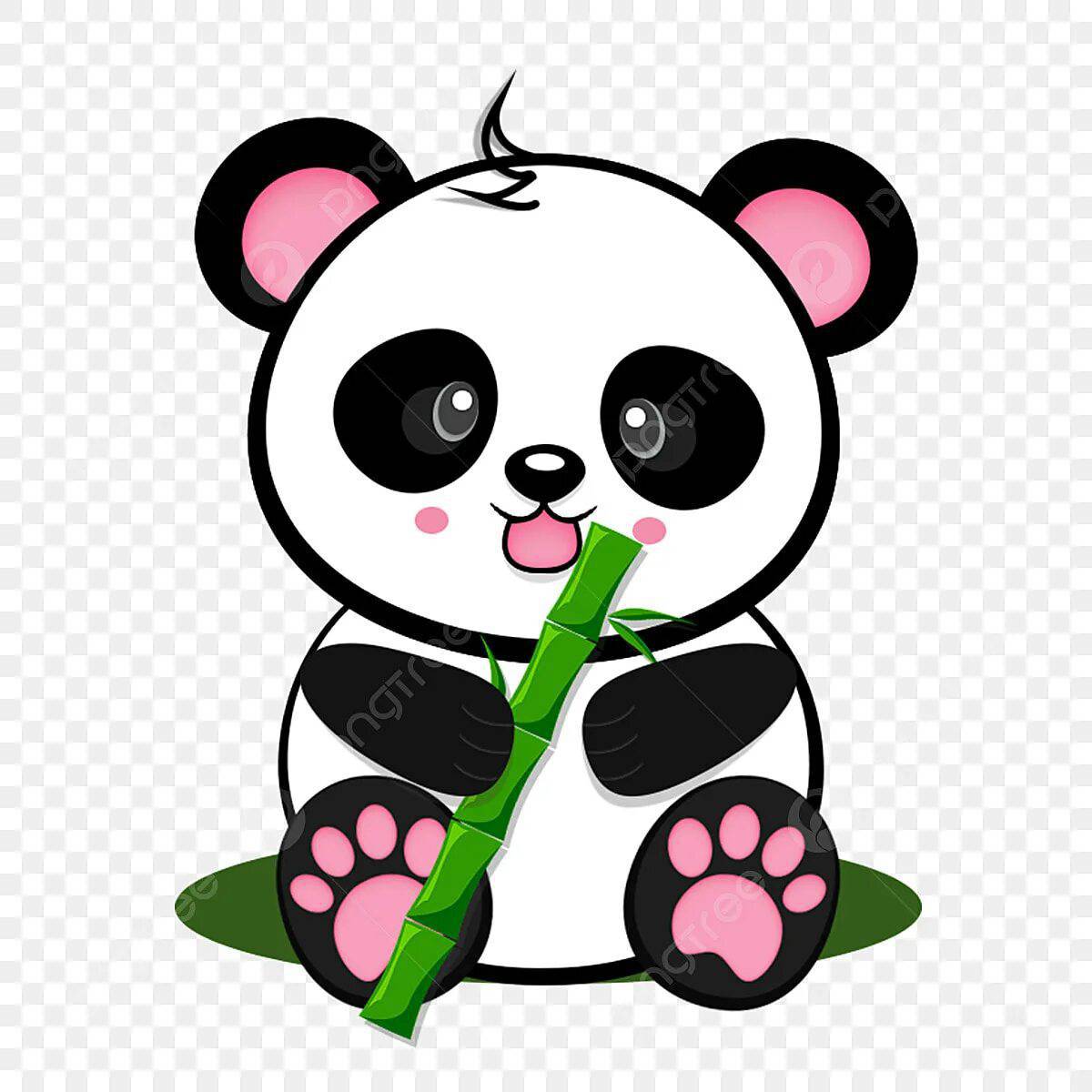 Панда для детей #23