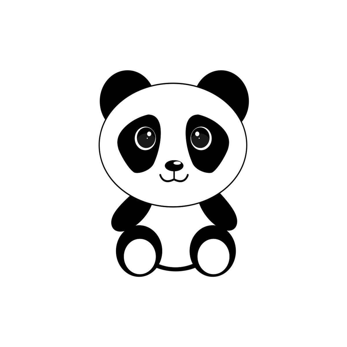 Панда для детей #25